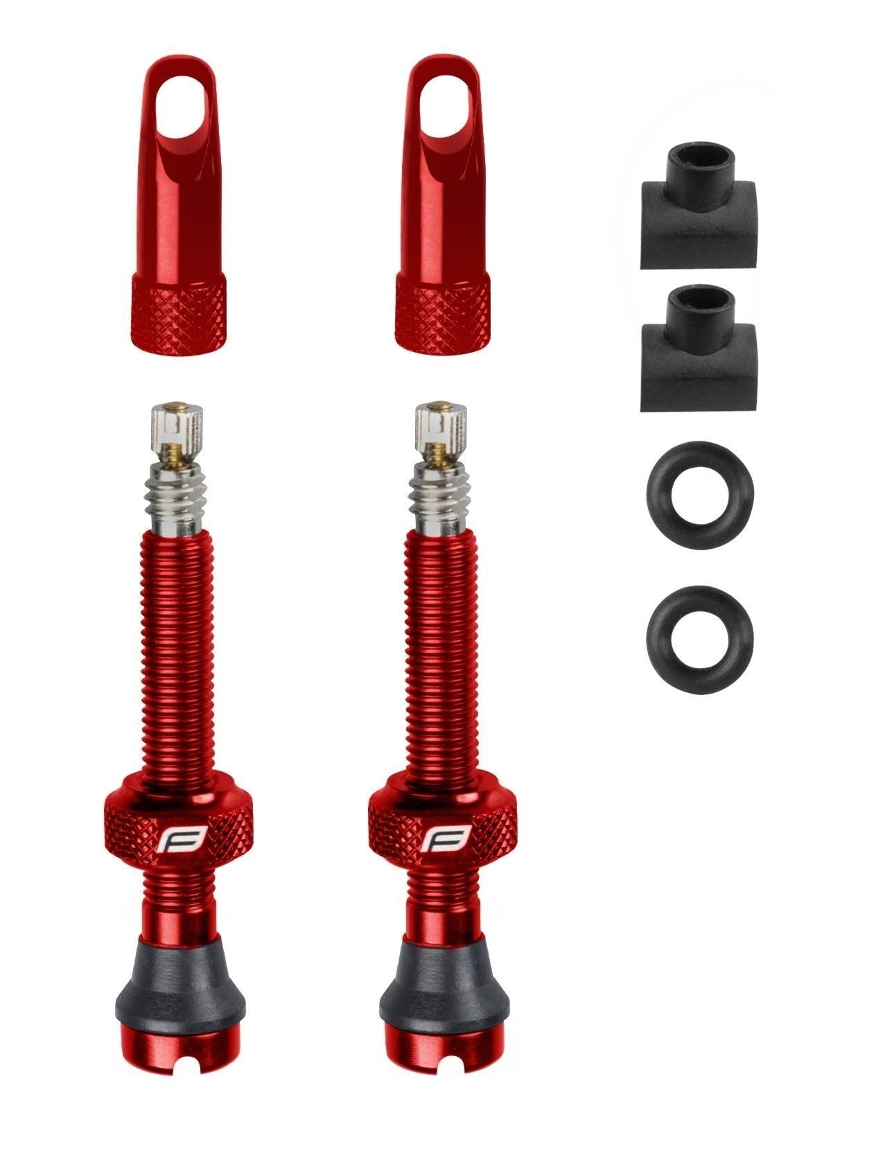set valve tubeless force 2xfv 44mm rosii