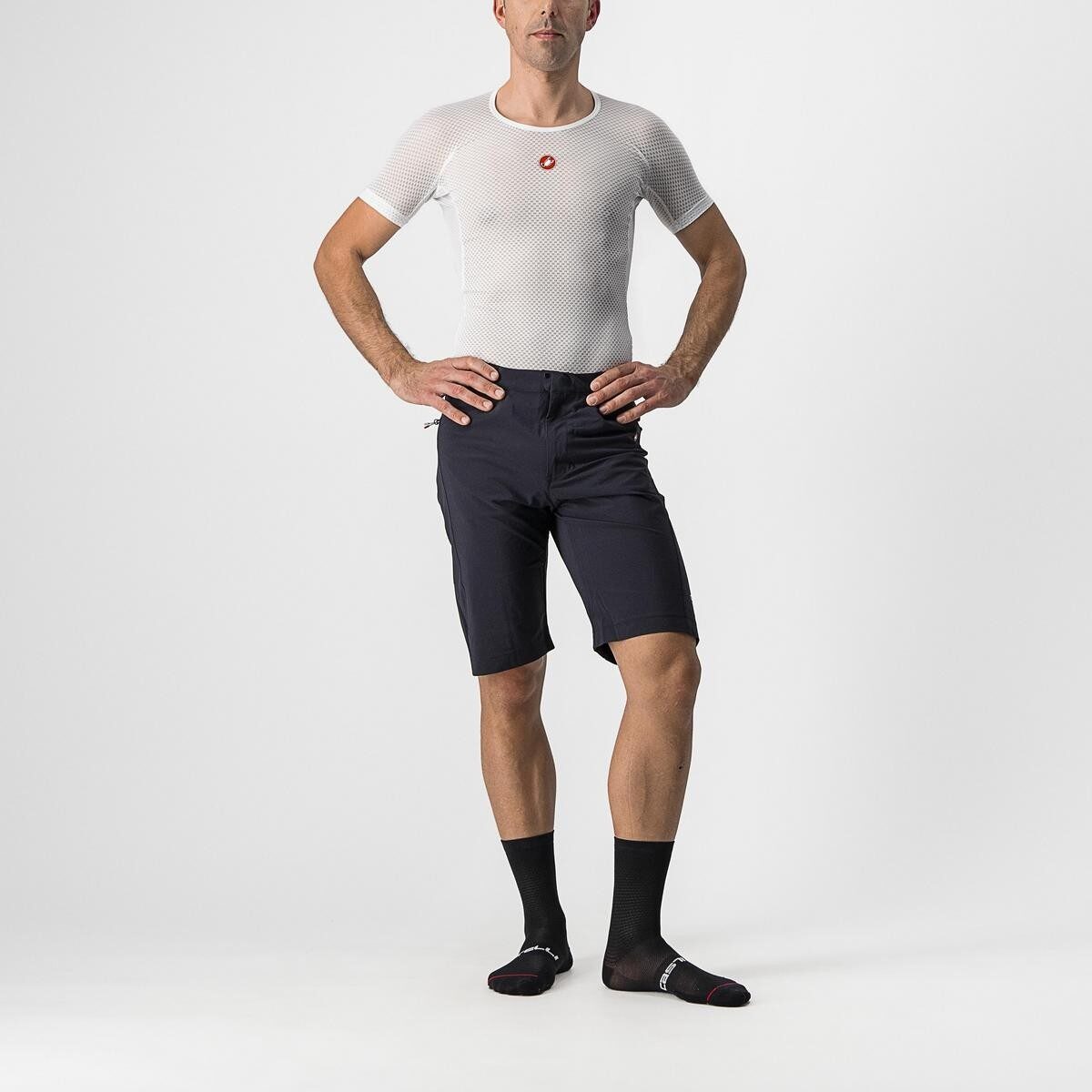 short castelli unlimited baggy negru xl