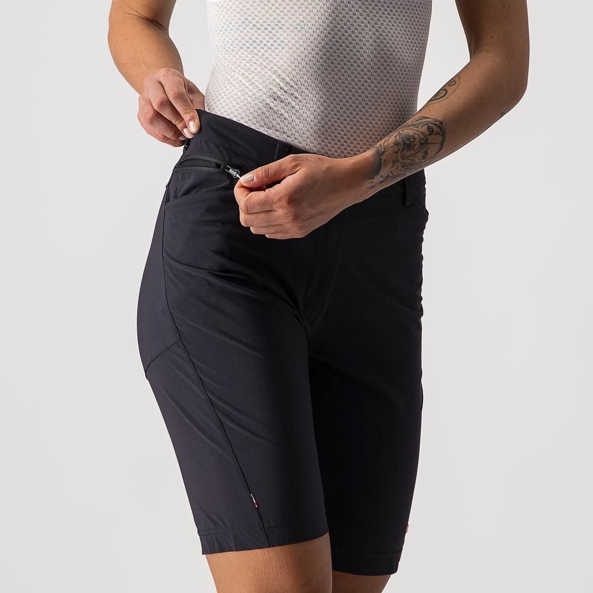 short castelli unlimited w baggy de dama negru l 3