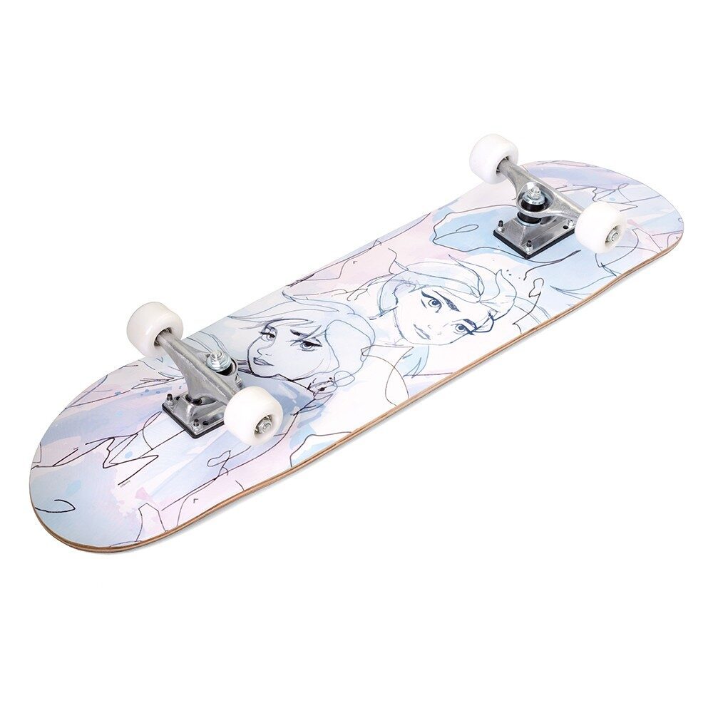 skateboard seven big wooden watercolor frozen 4