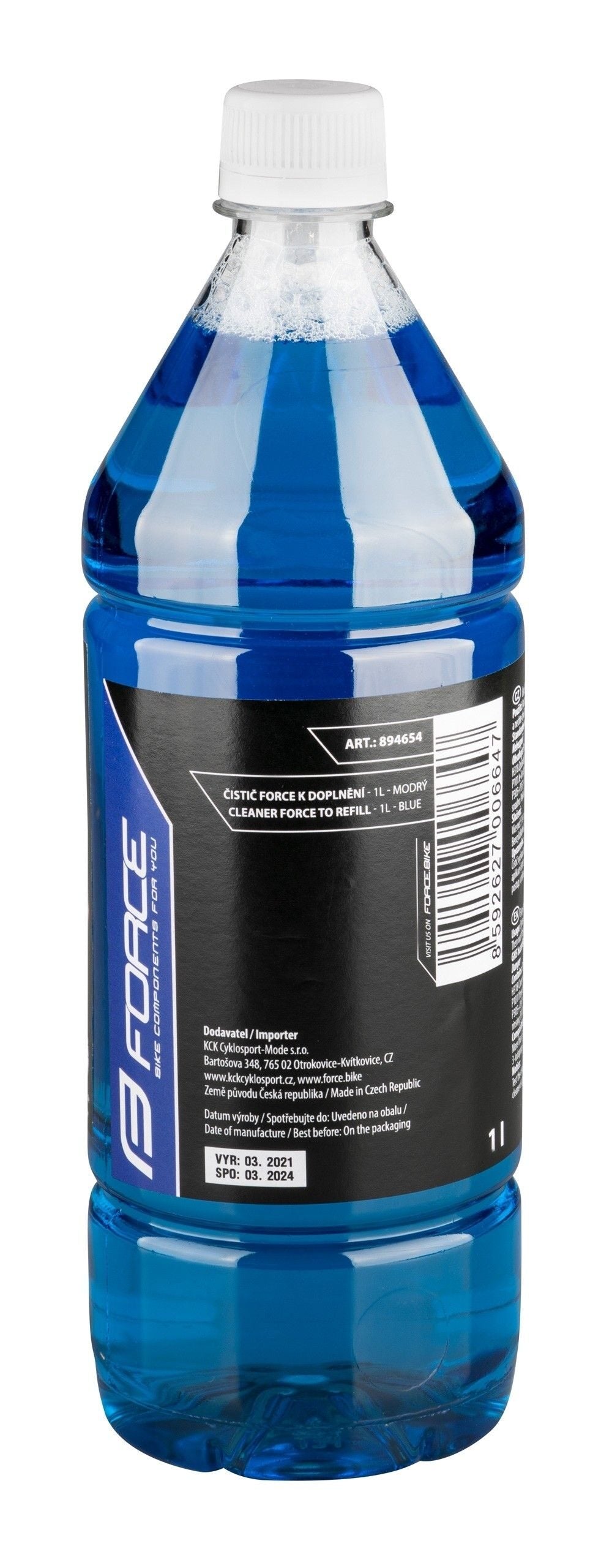 solutie curatare force 1l albastra