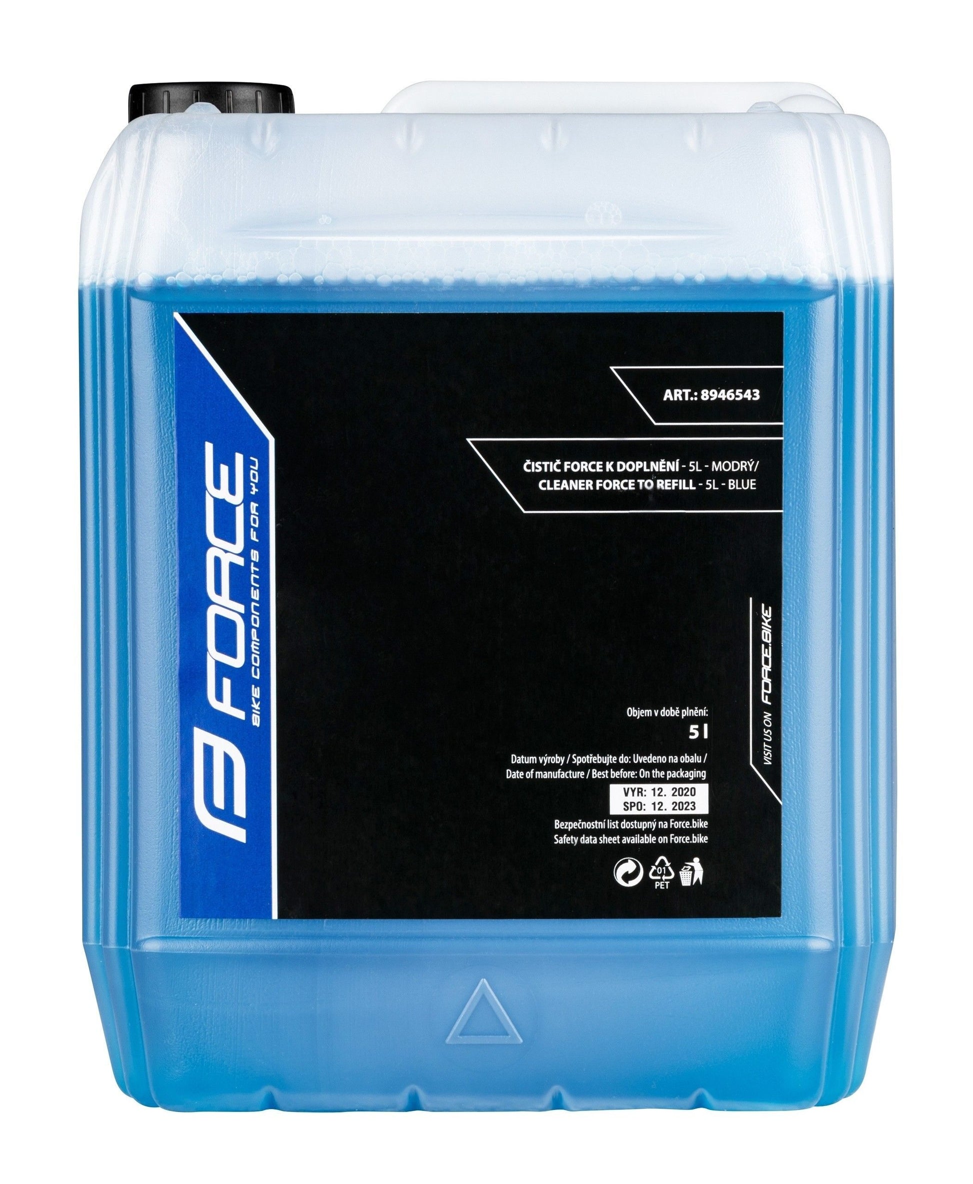 solutie curatare force 5l albastra
