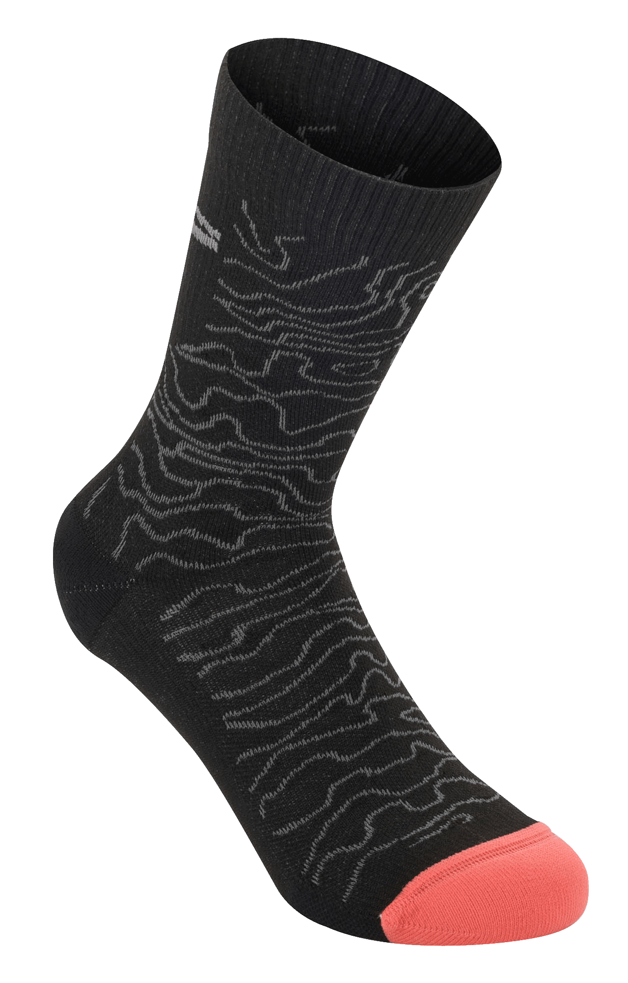 sosete alpinestars drop socks 15 black mid gray l