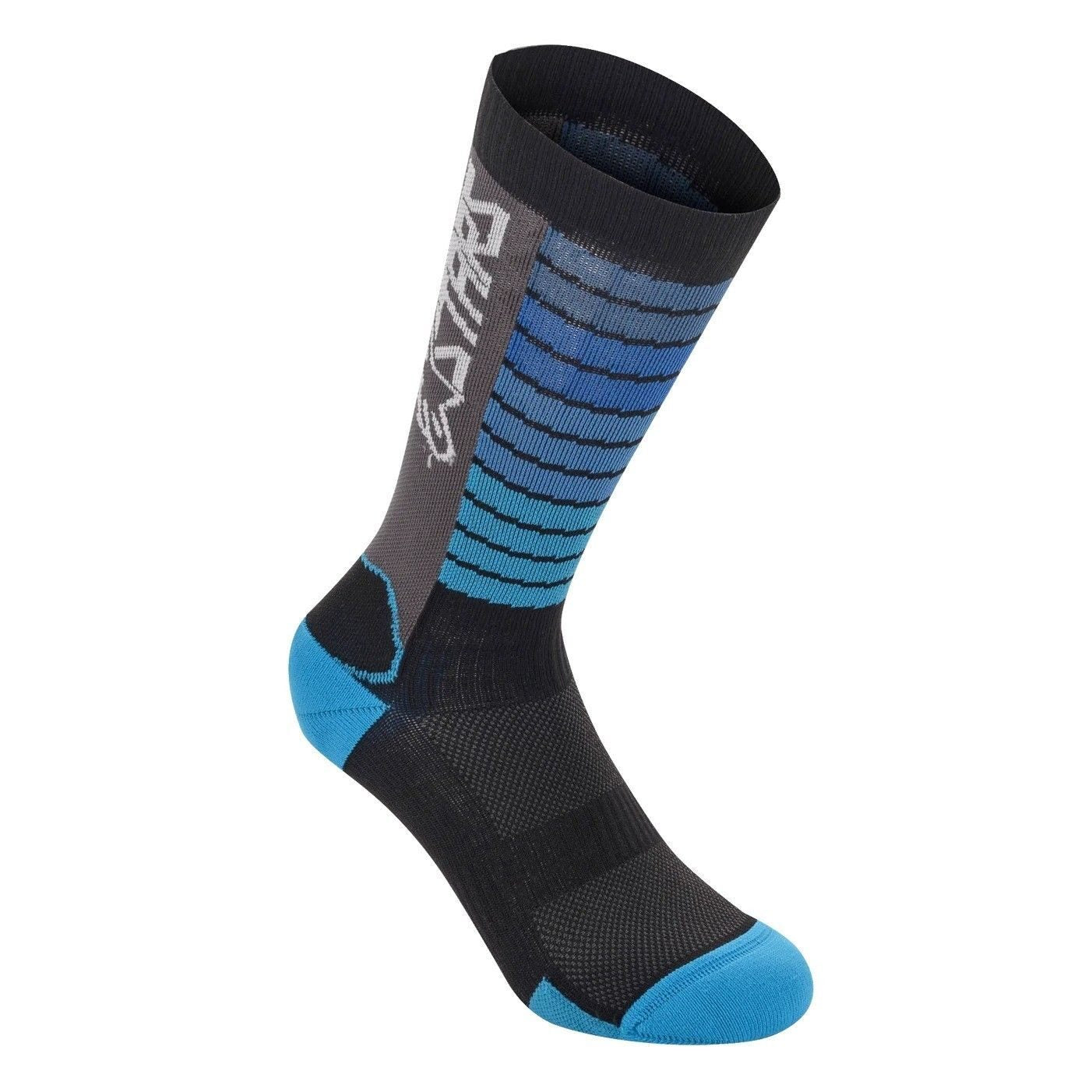 sosete alpinestars drop socks 22 black aqua s