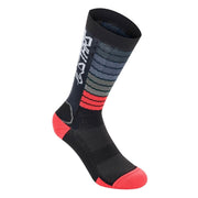 sosete alpinestars drop socks 22 black bright red m