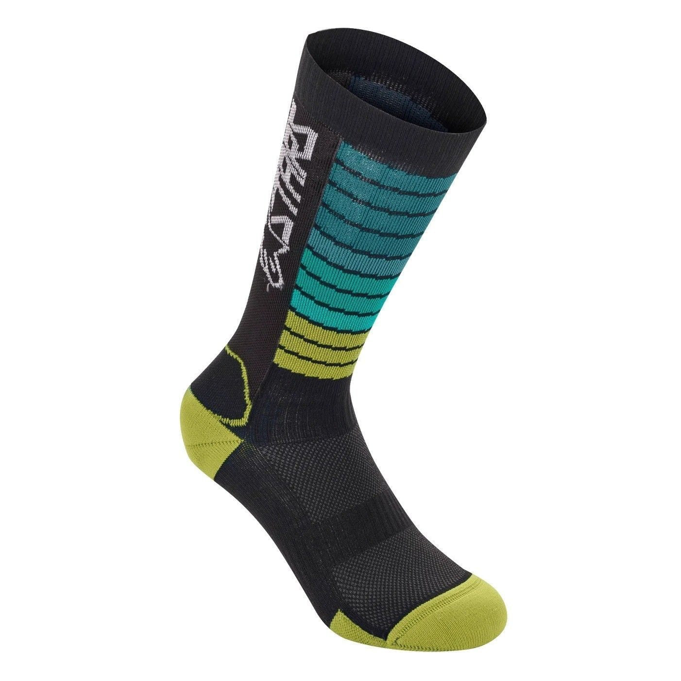 sosete alpinestars drop socks 22 black yellow s