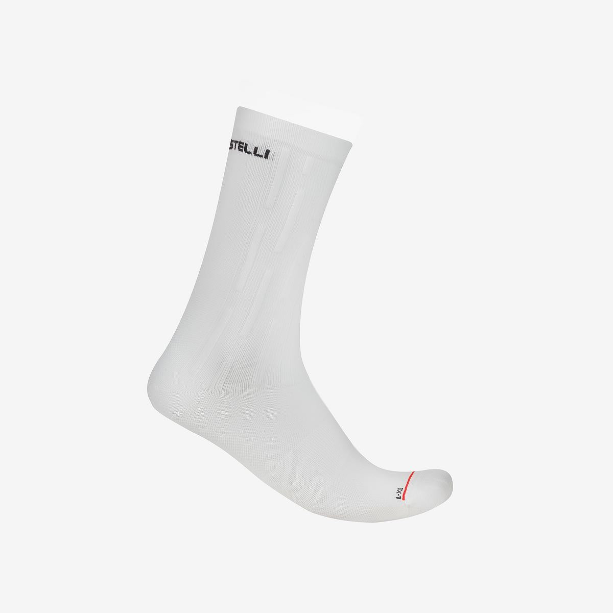 Sosete Castelli Aerorace Pro 20, unisex, alb L/XL, 40-43