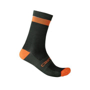 sosete castelli alpha 18 kaki portocaliu xxl 44 47