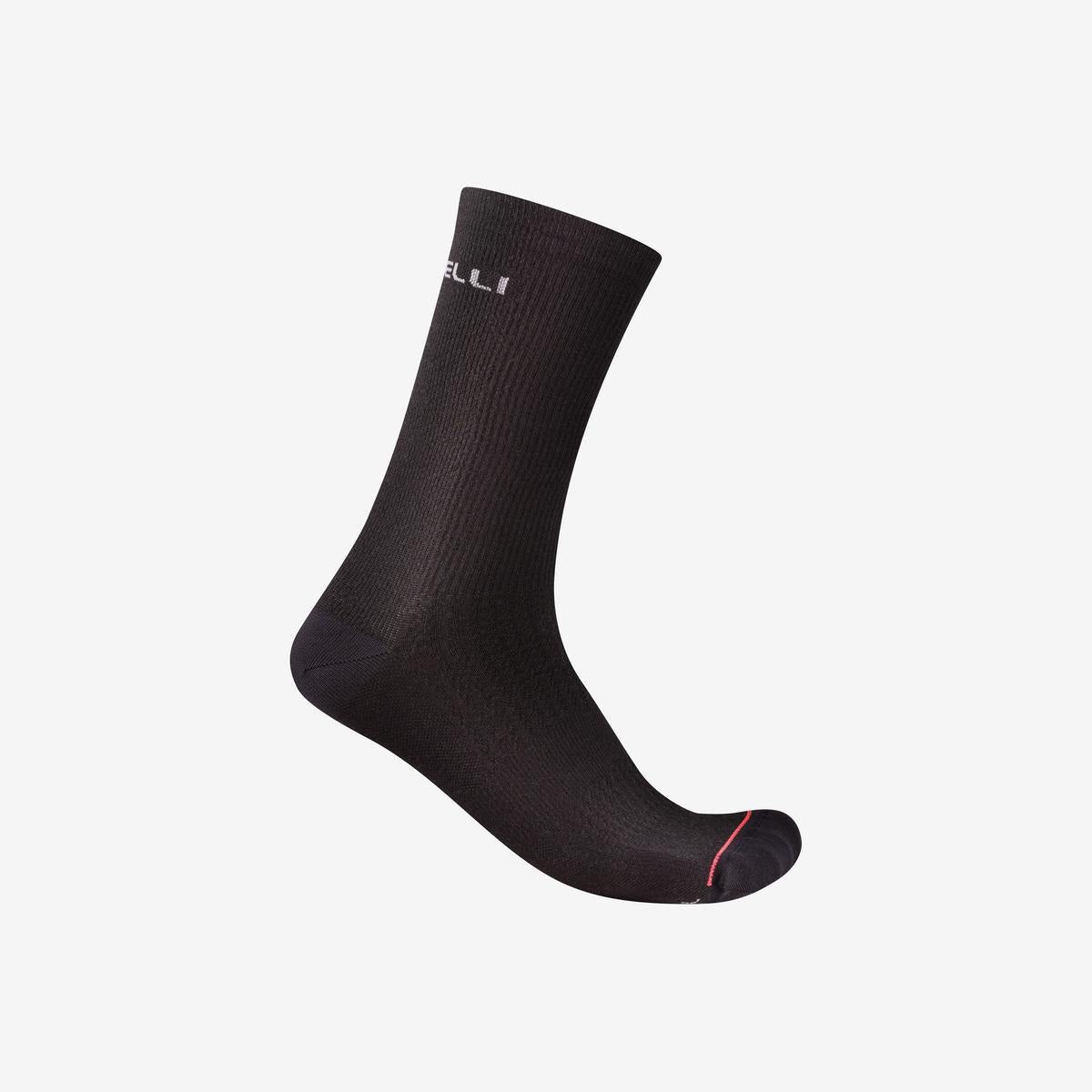 Sosete Castelli Bandito 2 Merino 18, Negru