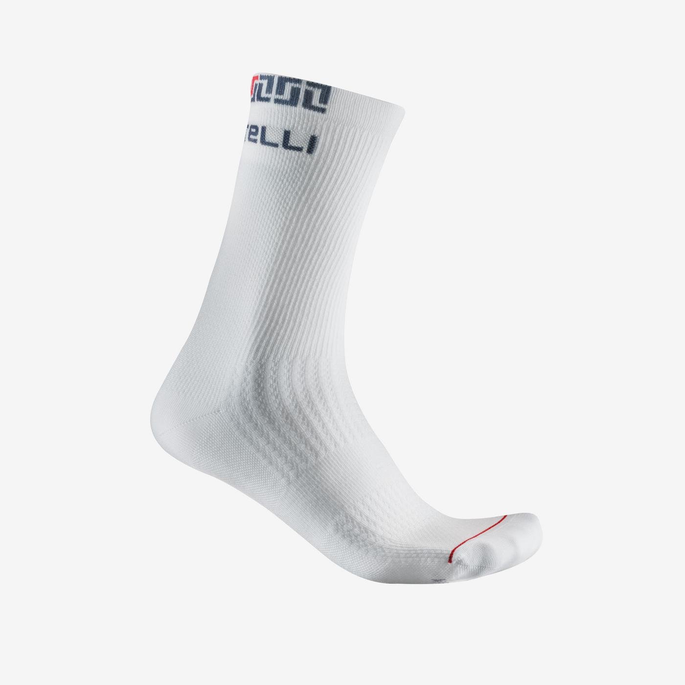 Sosete Castelli Bandito Merino 18, Albe, XXL, 44-47
