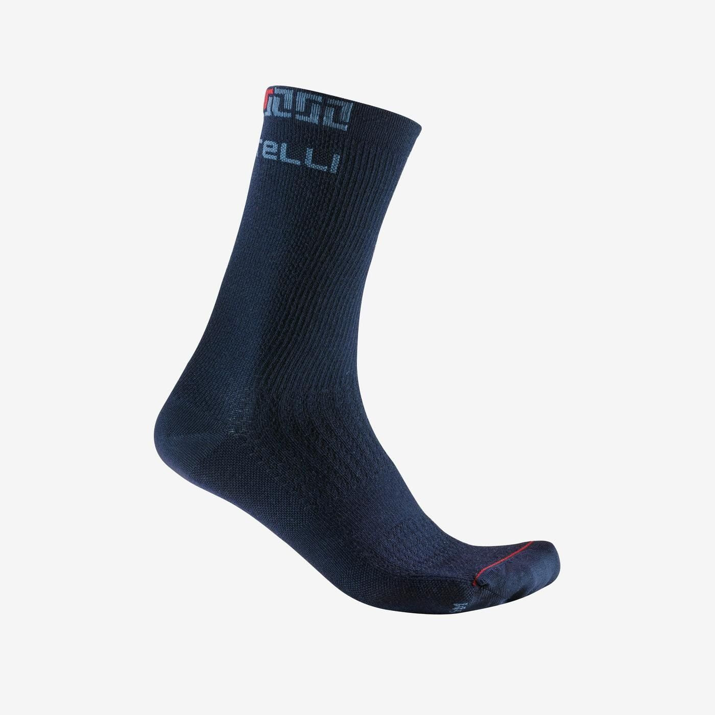 sosete castelli bandito merino 18 indigo xxl 44 47