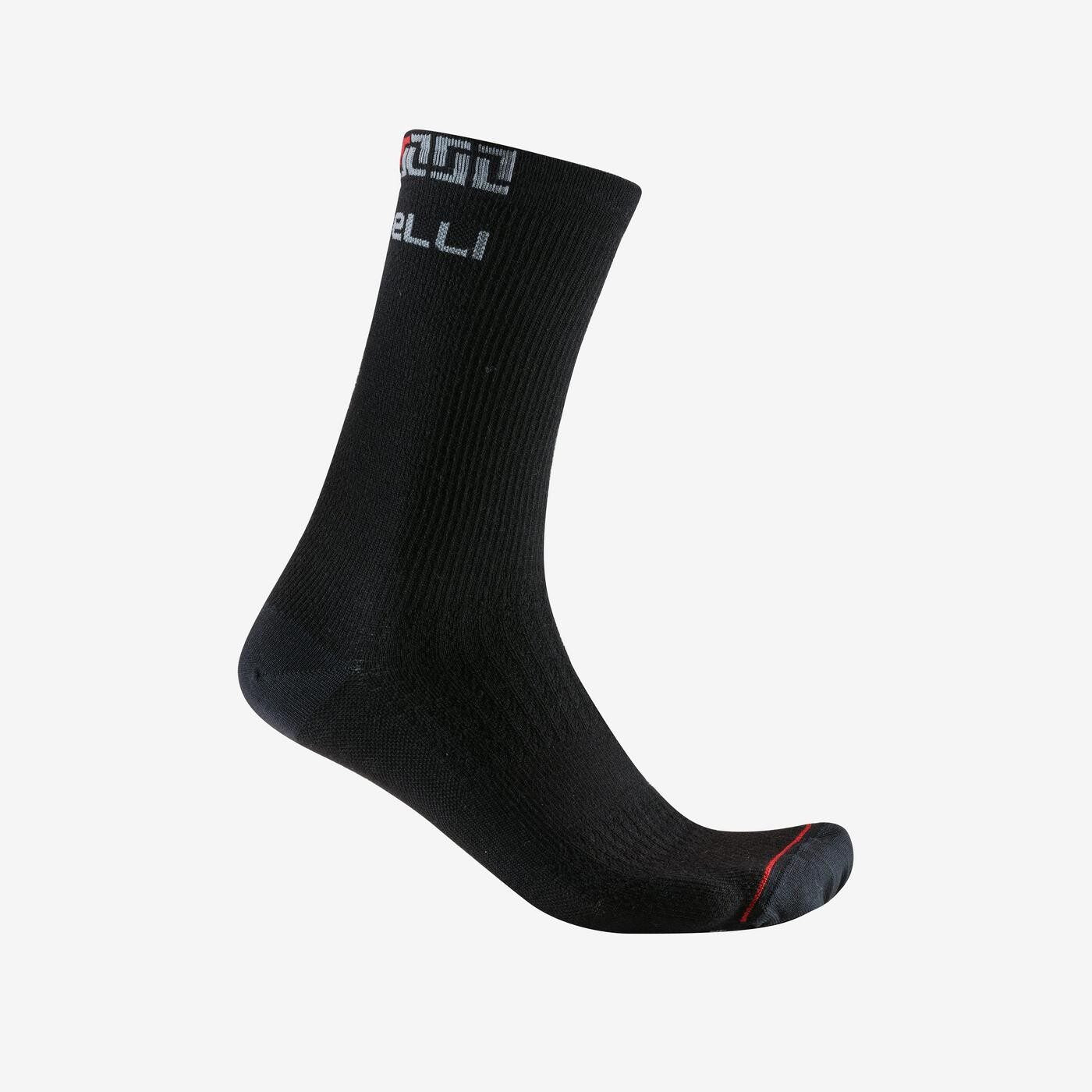 sosete castelli bandito merino 18 negru s m 36 39