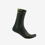 Sosete Castelli Bandito Merino 18 Verde Inchis