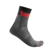 sosete castelli blocco 15 antracit negru rosu s m 36 39
