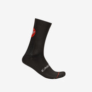 Sosete Castelli Entrata 18, unisex, negru S/M, 35-39