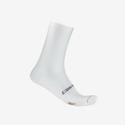 Sosete Castelli Espresso 18, unisex, alb, L/XL, 40-43