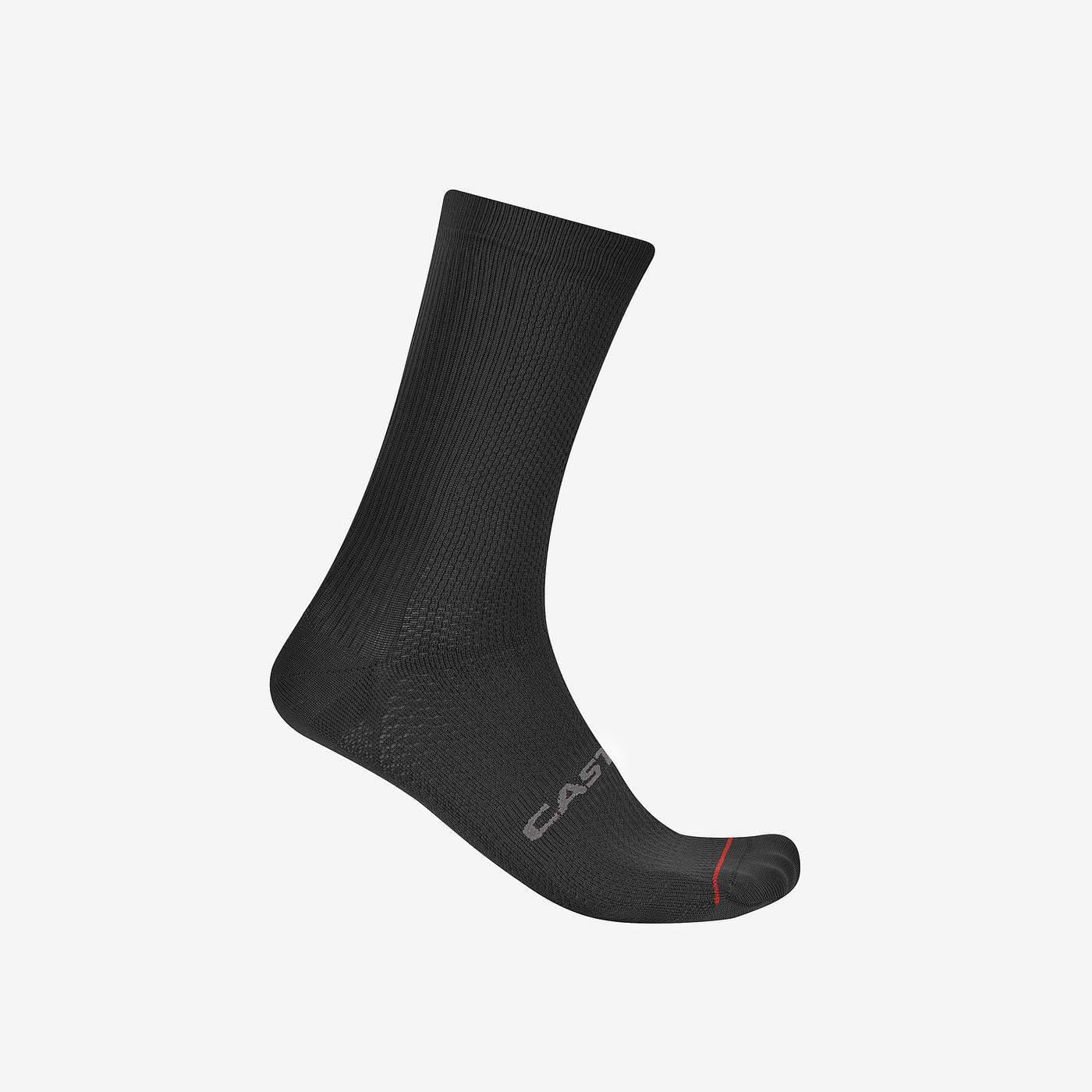Sosete Castelli Espresso 18, unisex, negru, L/XL, 40-43