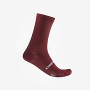 Sosete Castelli Espresso 18, unisex, visiniu inchis, S/M, 35-39