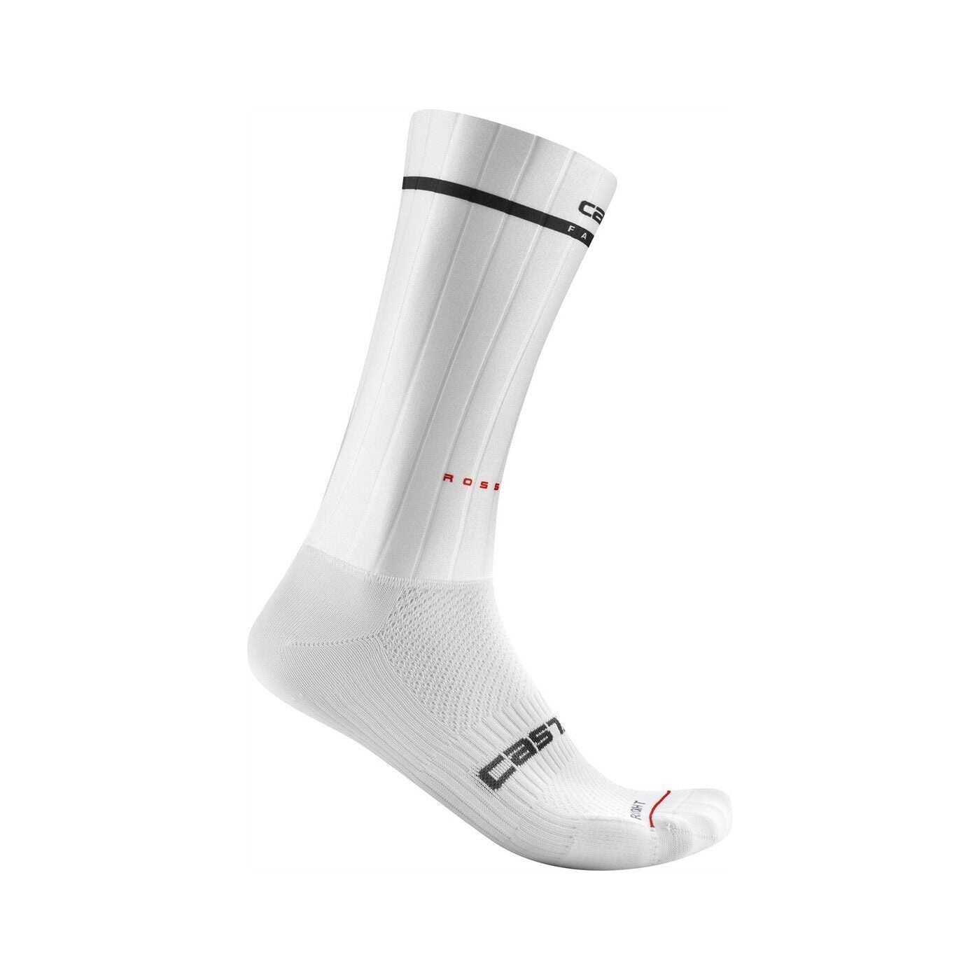 sosete castelli fast feet 2 alb l xl 40 43