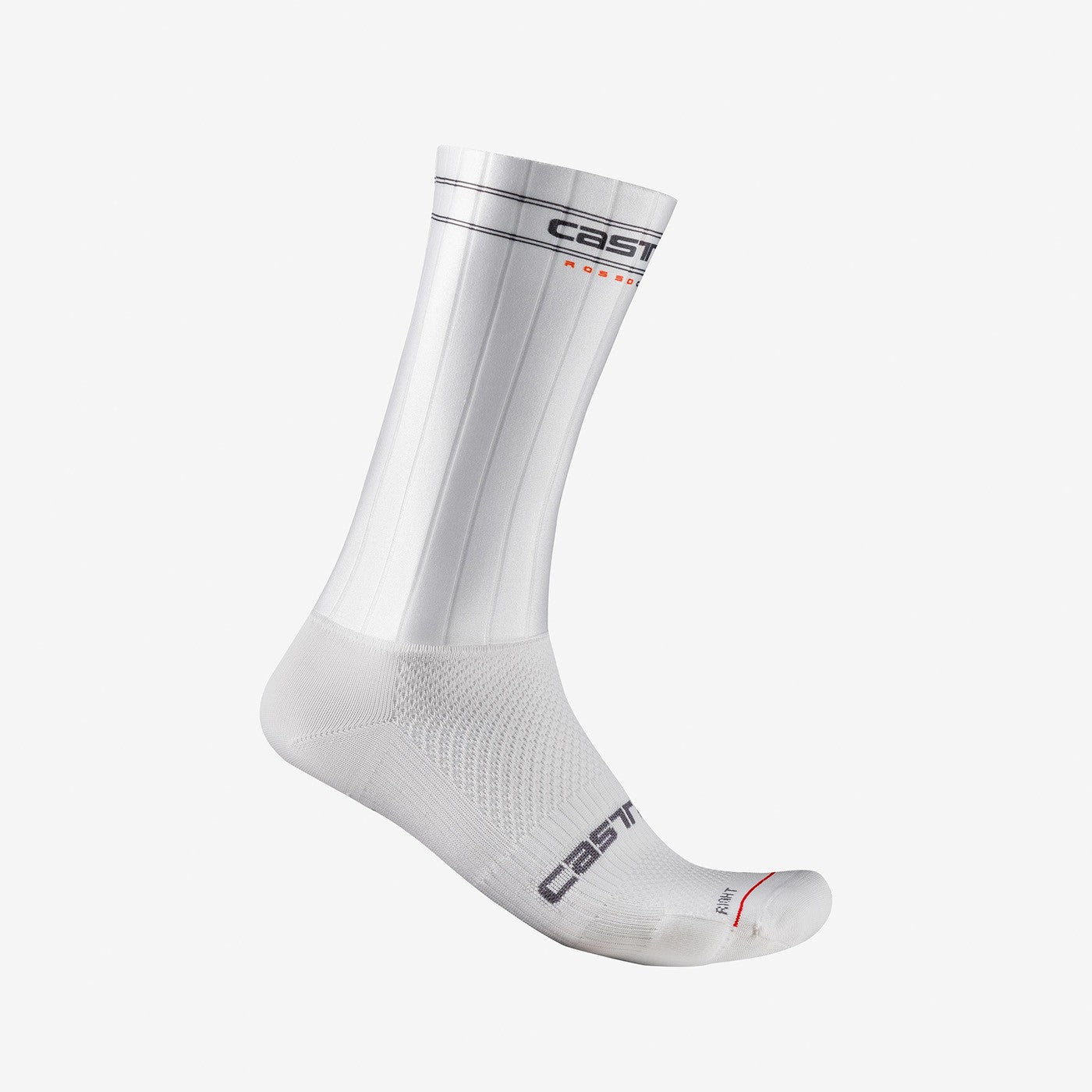 Sosete Castelli Fast Feet 3, unisex, alb, XXL, 44-47