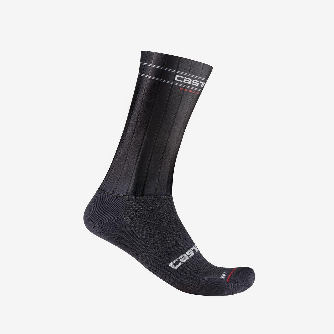 Sosete Castelli Fast Feet 3, unisex, negru, XXL, 44-47