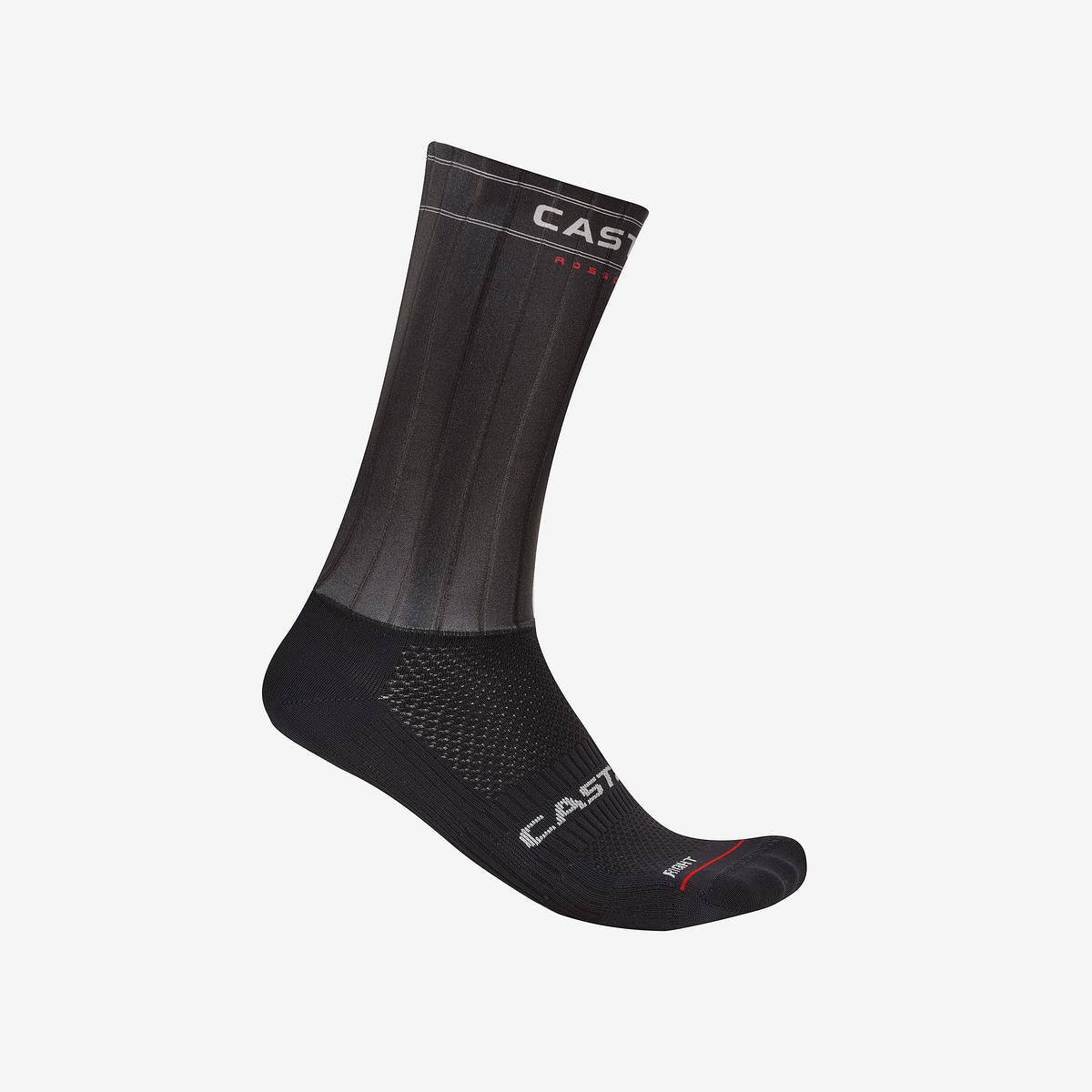 Sosete Castelli Fast Feet 4, unisex, negru XXL, 44-47