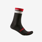 sosete castelli gara thermal 18 negru alb rosu l xl 40 43