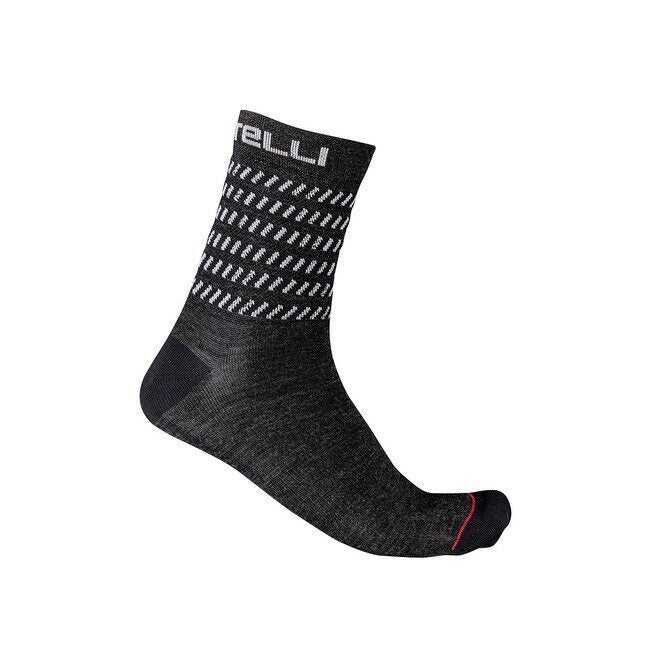 sosete castelli go 15 negru alb s m 36 39