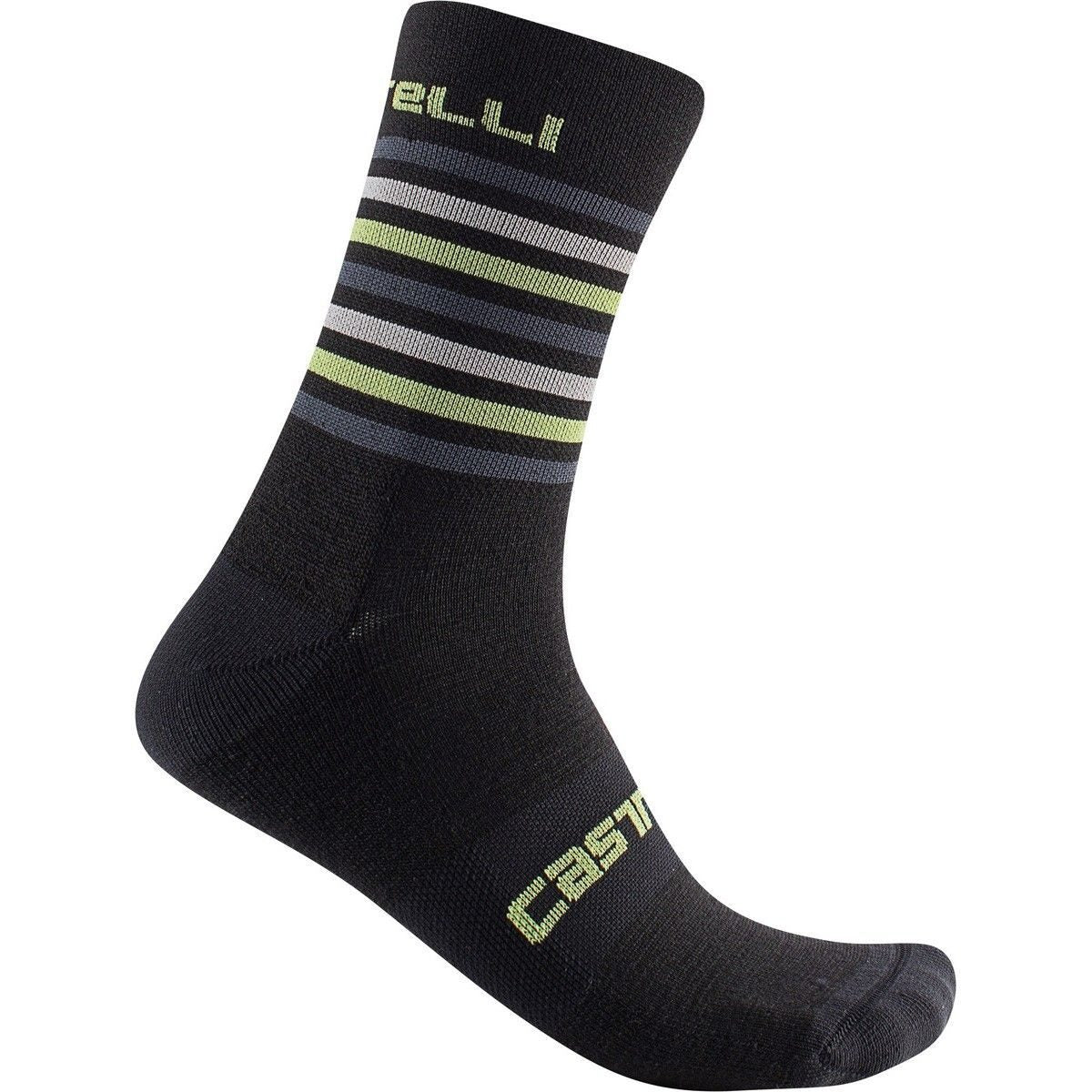 sosete castelli gregee 15 negru antracit s m 36 39
