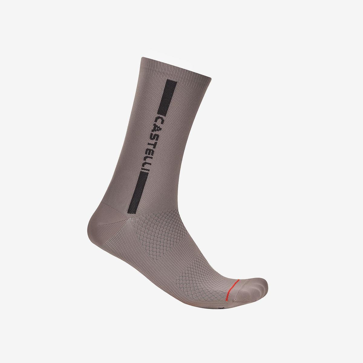 Sosete Castelli Linea Logo 15, unisex, bej/albastru belgian XXL, 44-47