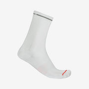 Sosete Castelli Premio EVO 18, unisex, alb, L/XL, 40-43