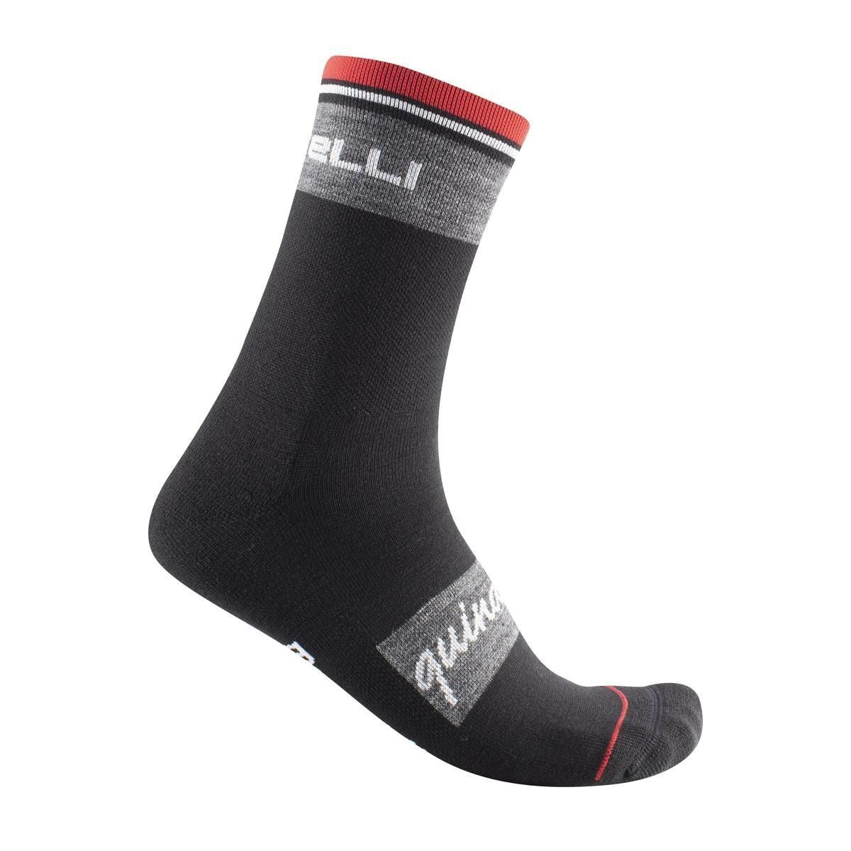 sosete castelli quindici soft merino negru l xl 40 43