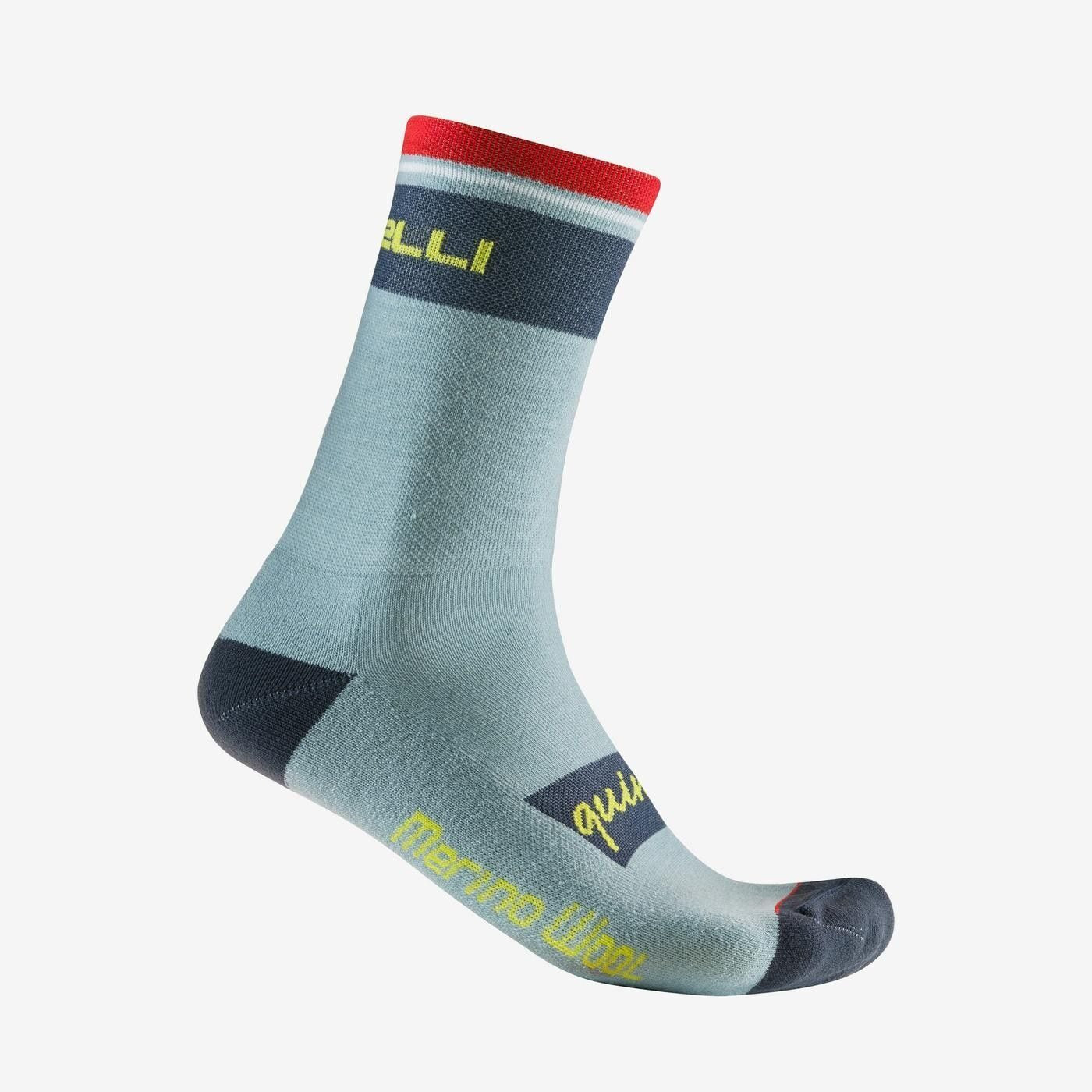 sosete castelli quindici soft merino vernil l xl 40 43