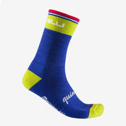 Sosete Castelli Quindici Soft Merino, Vivid Blue, S/M, 36-39