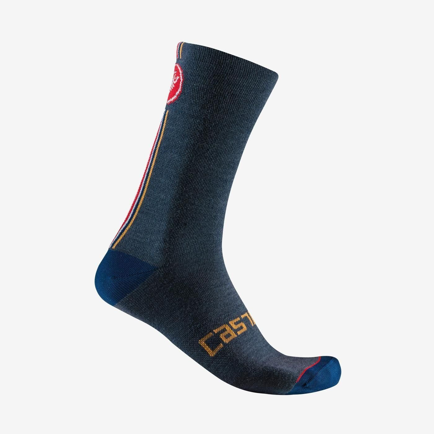 sosete castelli racing stripe 18 bleumarin s m 36 39