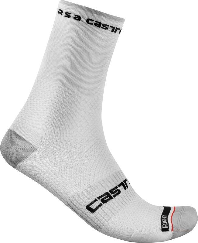 sosete castelli rosso corsa pro 15 alb xxl 44 47