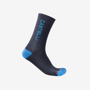 Sosete Castelli Sweetspot 20 Thermo, Albastru Twilight/Albastru Circuit, XXL