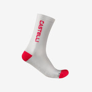 Sosete Castelli Sweetspot 20 Thermo, Ivory/Rosu, S/M