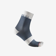 Sosete Castelli Velocissima 12 de dama Bleumarin/Alb
