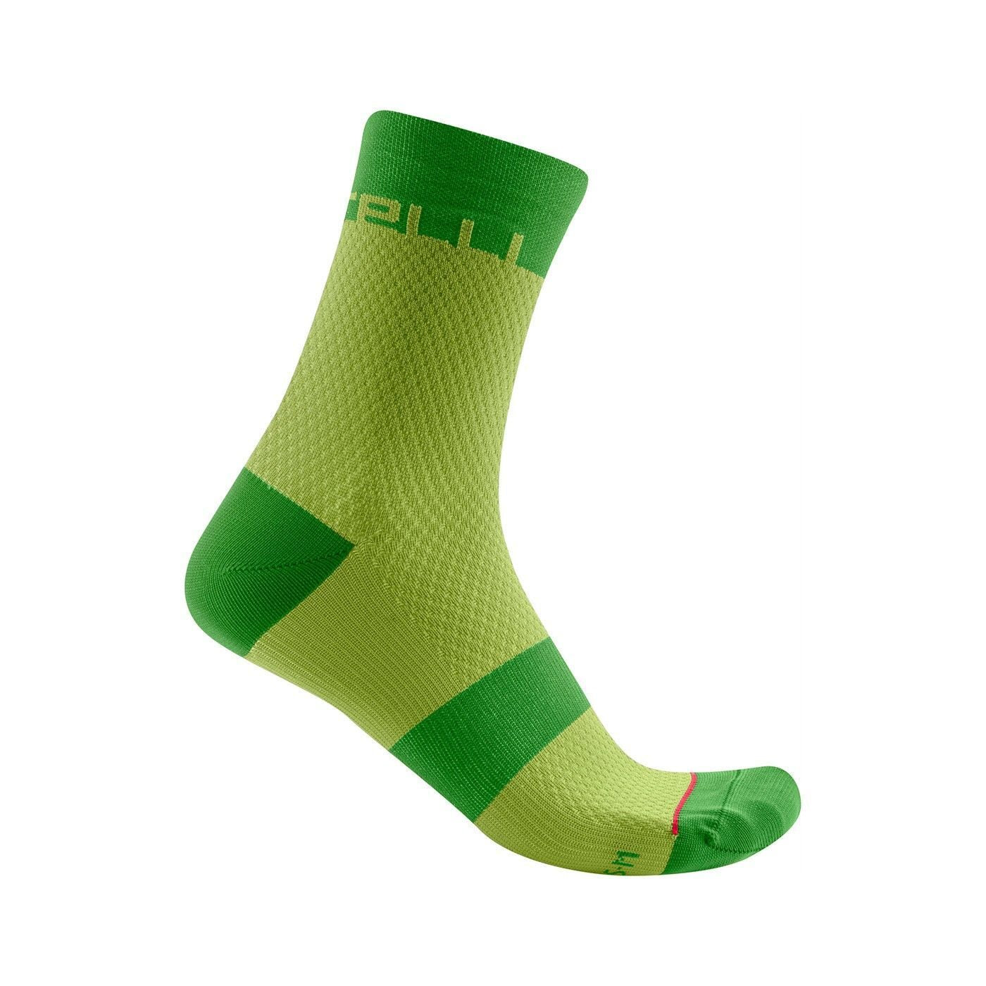 sosete castelli velocissima 12 de dama galben fluo verde s m 35 38