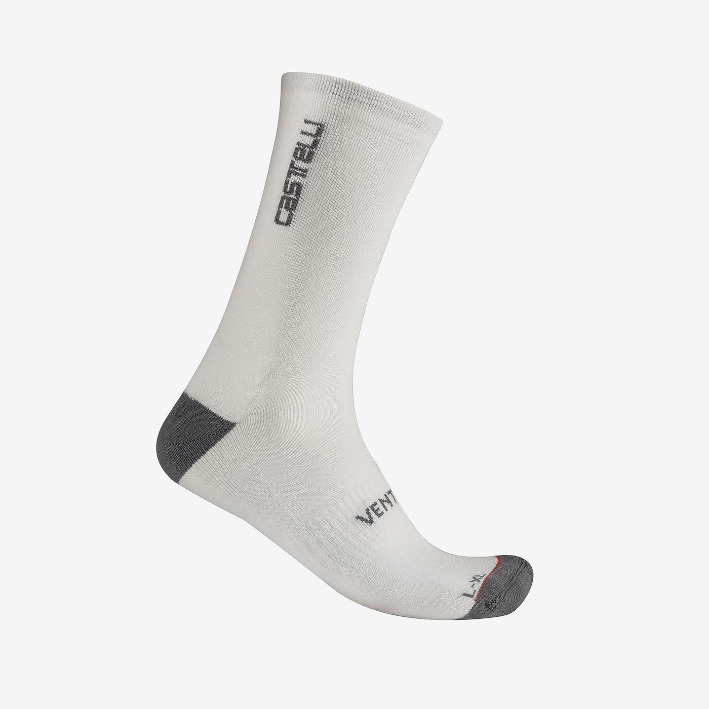 Sosete Castelli Venti Soft Merino Albe L/XL 40-43