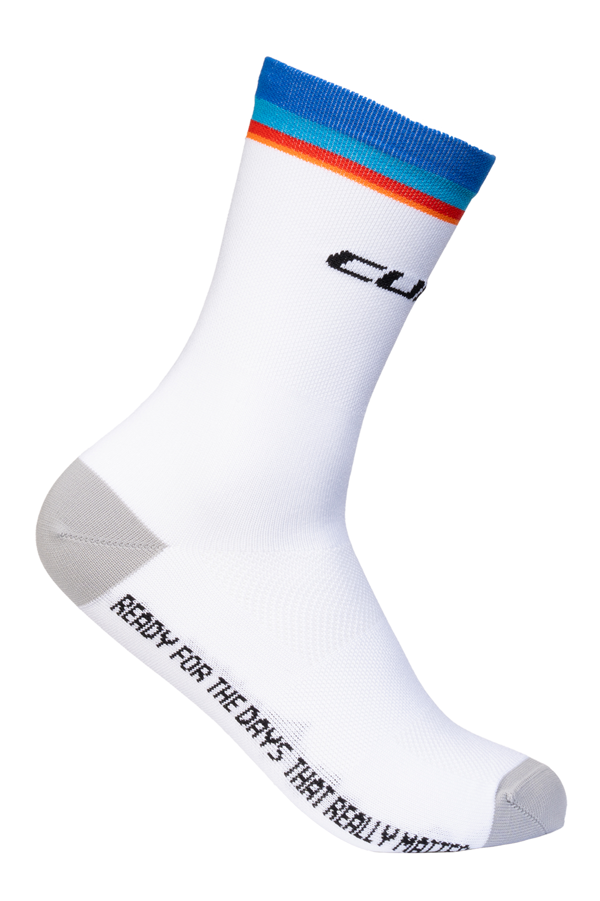 Sosete CUBE High Cut Road/Xc Teamline White
