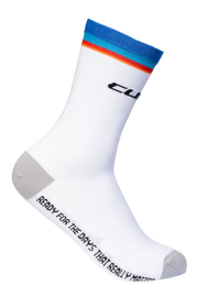 Sosete CUBE High Cut Road/Xc Teamline White