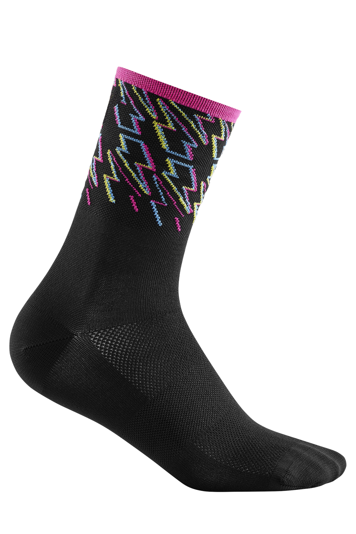 Sosete CUBE Socks High Cut Blackline Black Blue/Pink