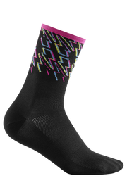 Sosete CUBE Socks High Cut Blackline Black Blue/Pink