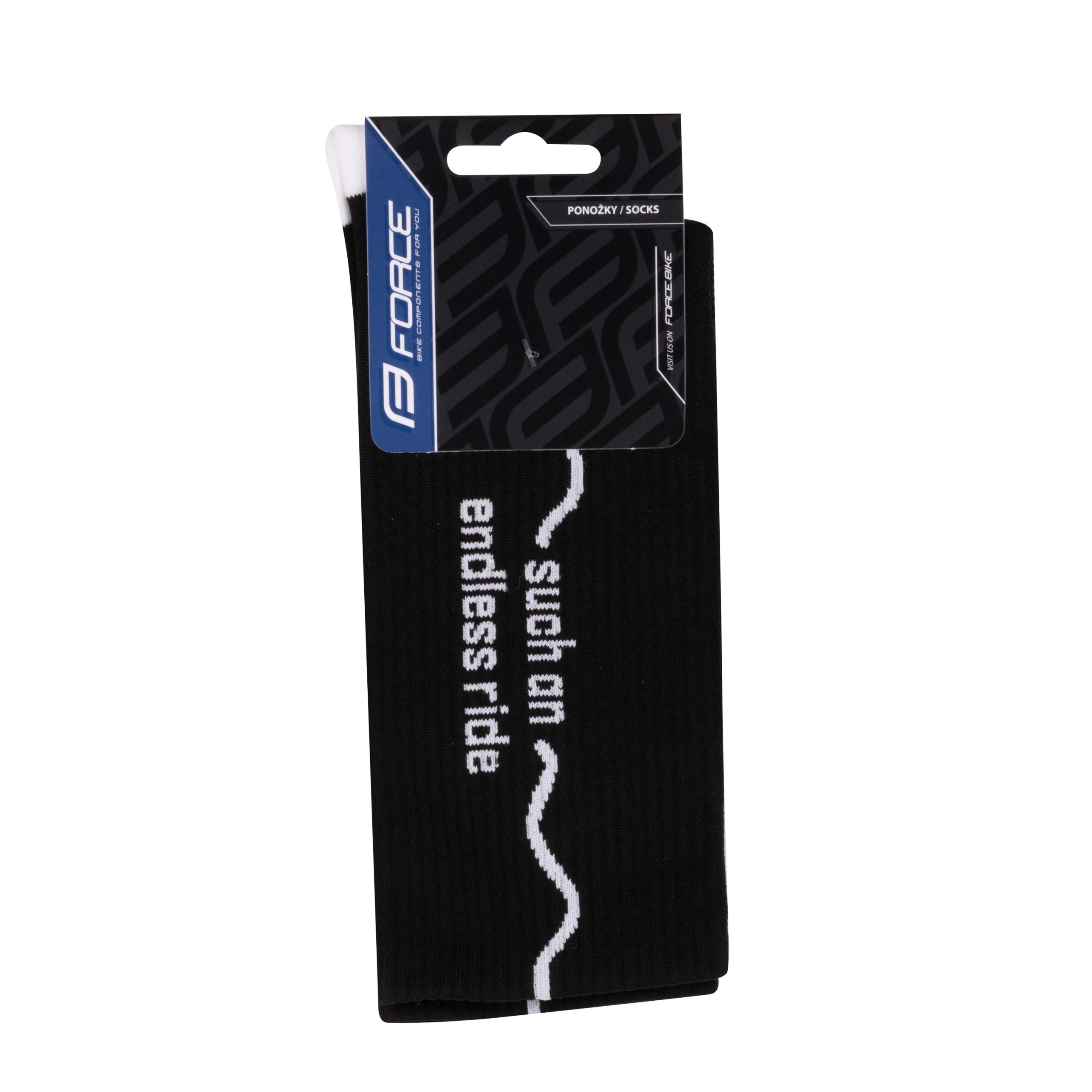 Sosete Force ENDLESS, negru L-XL/42-46