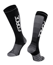 sosete force f compress negru gri s m 36 41
