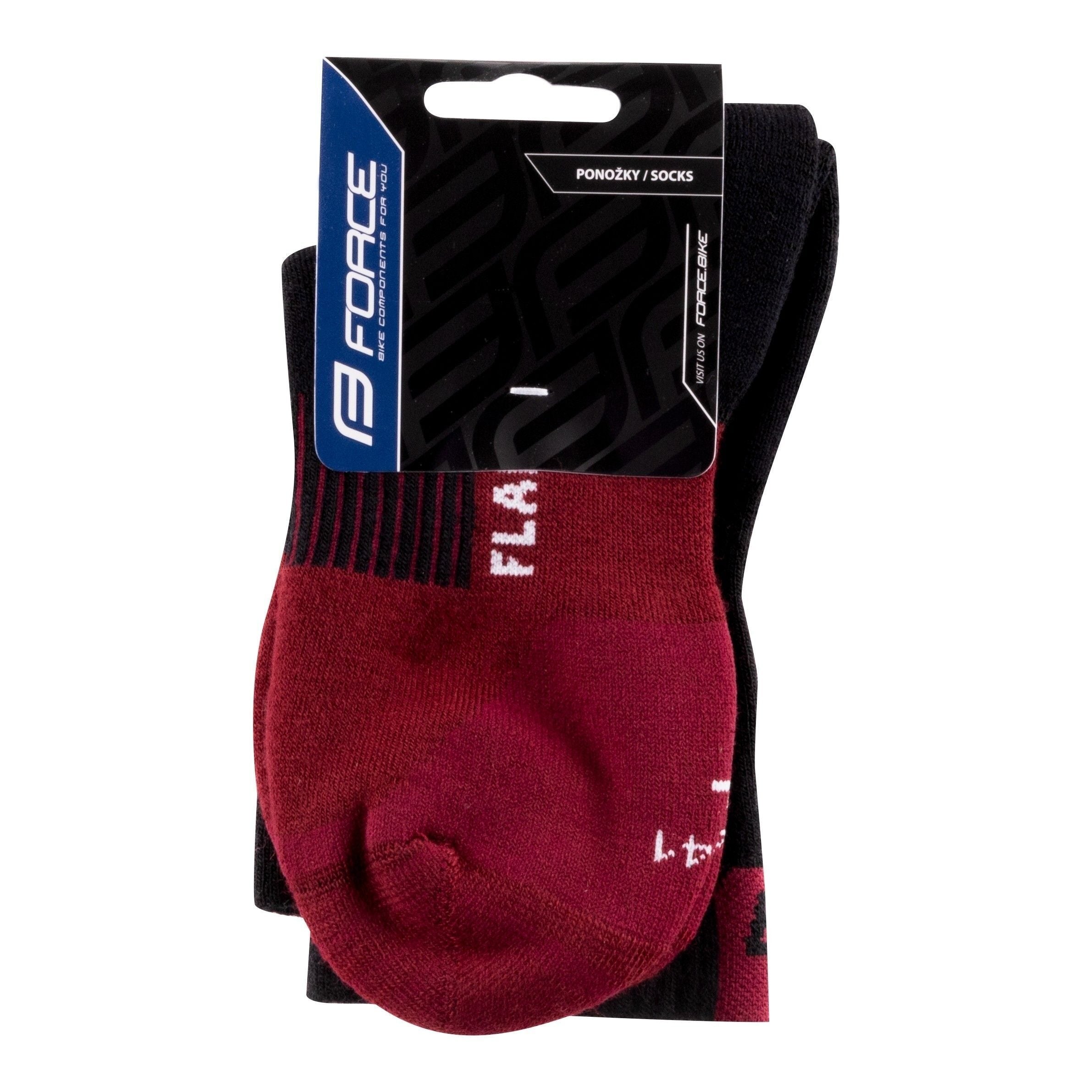 sosete force flake black bordo s m 36 41 1
