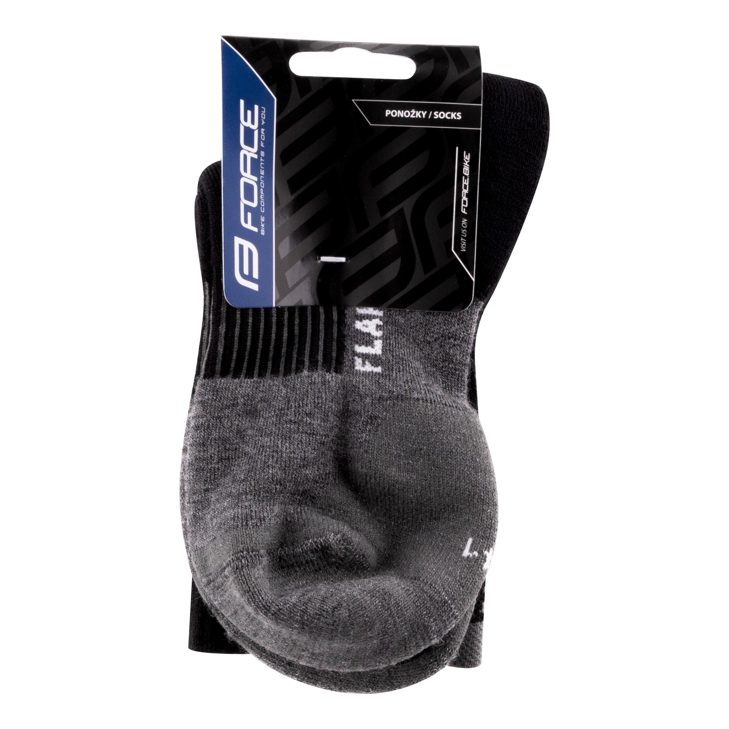 sosete force flake black grey l xl 42 47 1