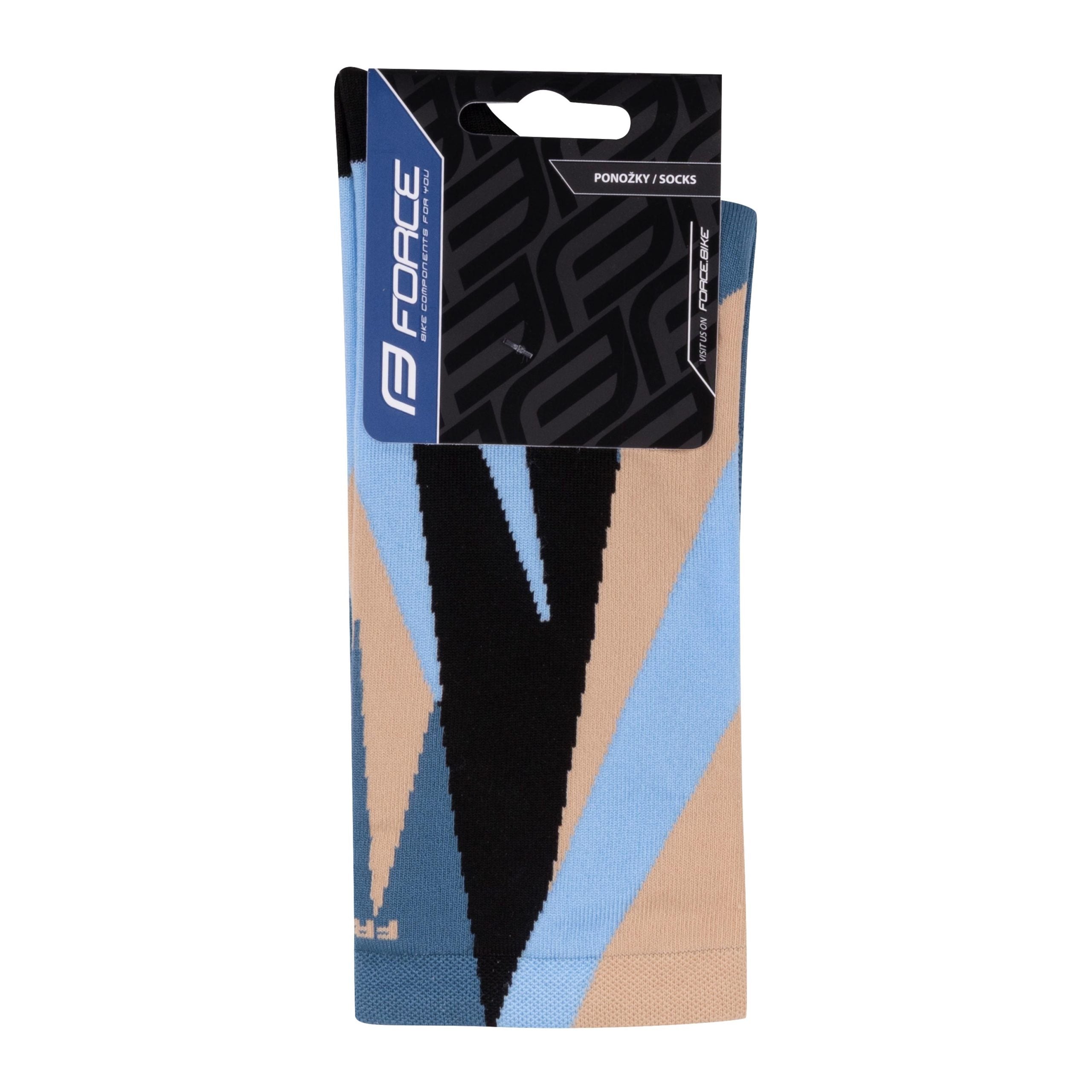 Sosete Force FREERIDE, albastru S-M/36-41